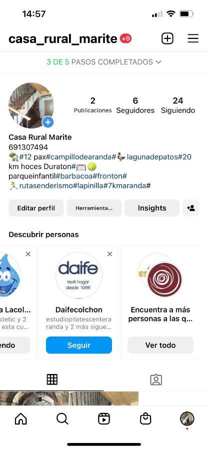 Willa Casa Marite Vivienda De Uso Turistico Campillo de Aranda Zewnętrze zdjęcie